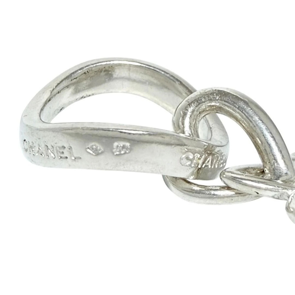 CHANEL Authentic Silver Love Ring - Picture 5 of 10